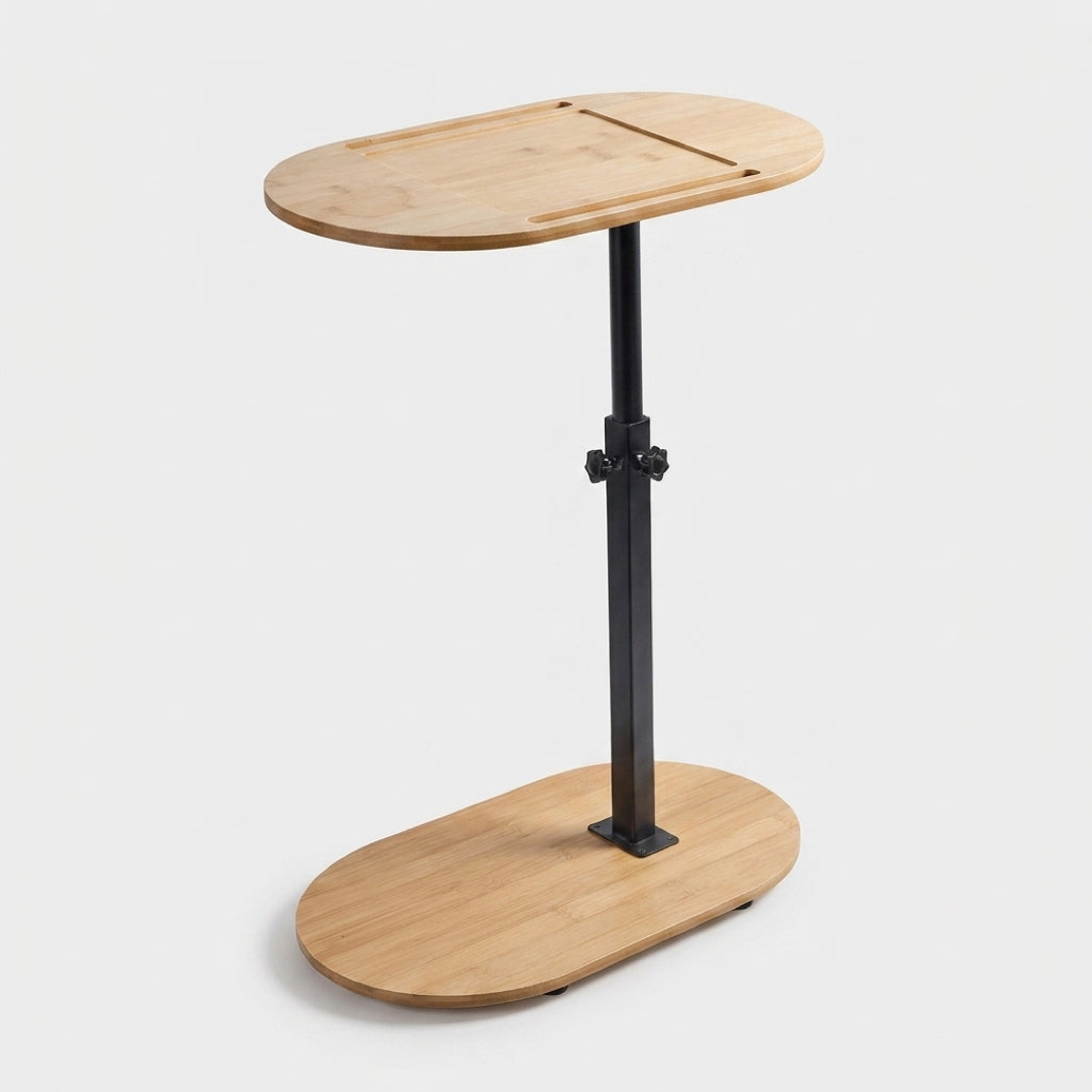 Adjustable Bamboo Bath Stand for Easy Reach