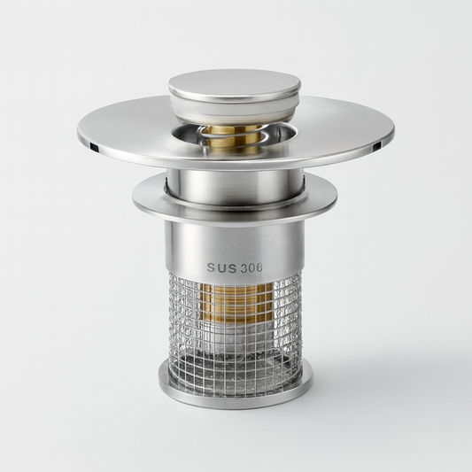 Pop-Up Drain Seal for Odor-Free Bathrooms
