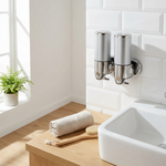 Wall-Mounted Soap Dispenser for Clutter-Free Sinks