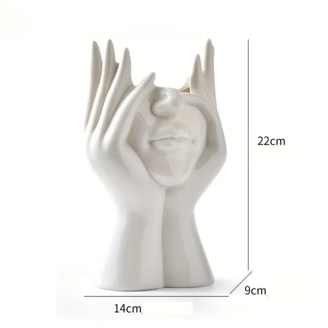 Sculptural Ceramic Vase for Stable Displays