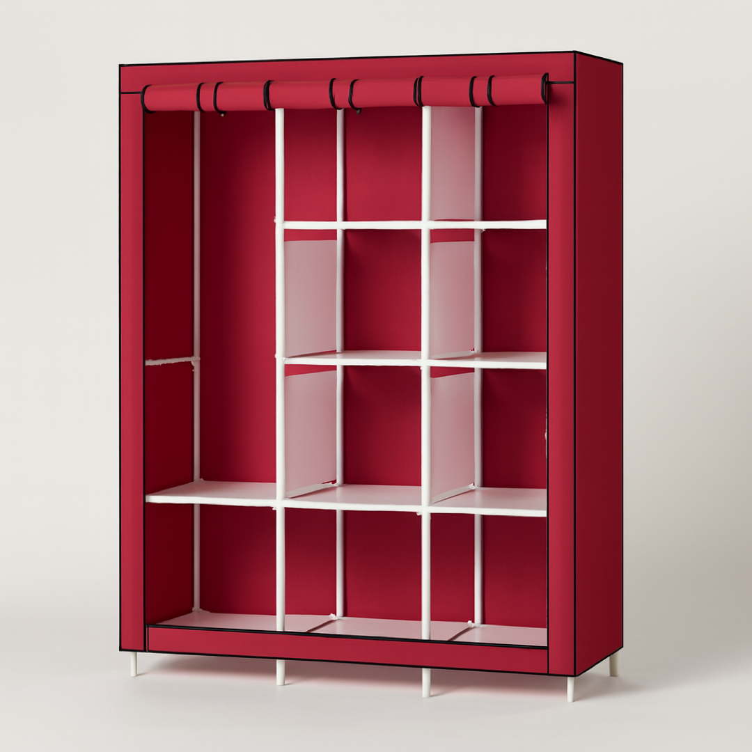 Foldable Wardrobe for Flexible Clothing Storage