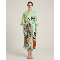 Vintage Print Kimono Cardigan for Effortless Layering