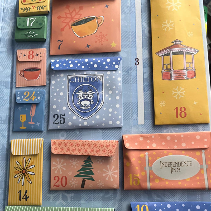 Countdown Table With Daily Keepsakes