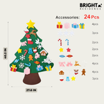Kids Felt Christmas Tree For Creative Play