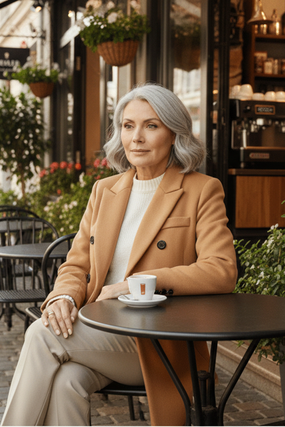 MONTÉRA – Women’s Long Wool Coat for Sophisticated Winter Styling