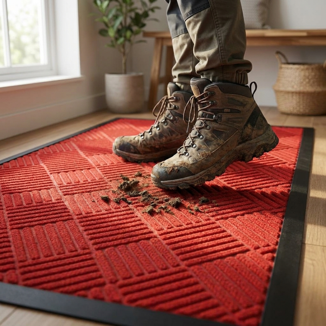 Dirt-Trapping Entry Mat for Cleaner Floors