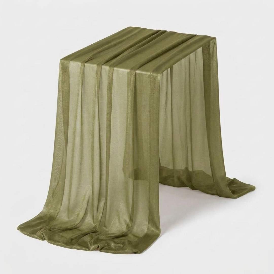 Sheer Table Runner for Effortless Event Styling