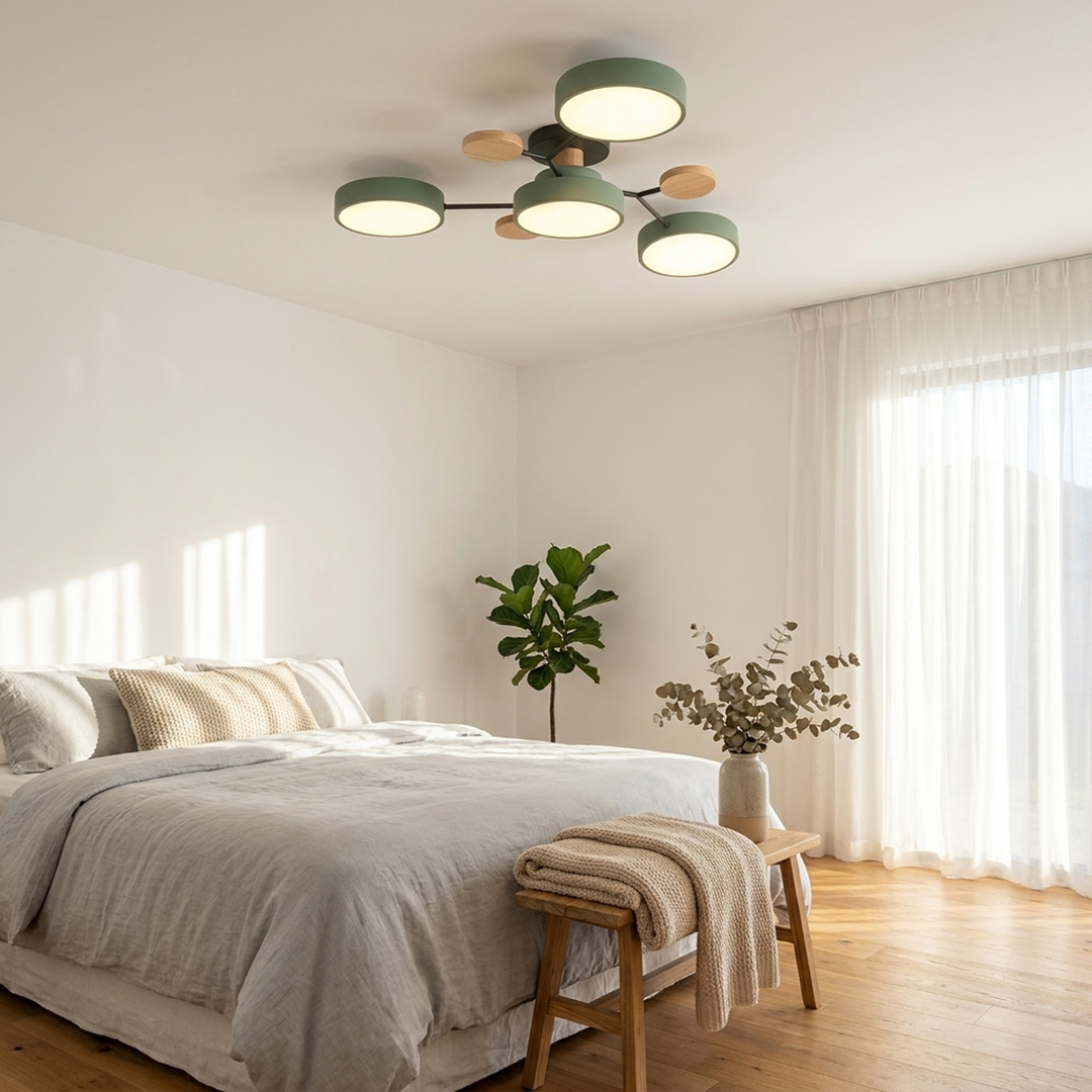 Minimalist LED Ceiling Light – Space-Saving Glow
