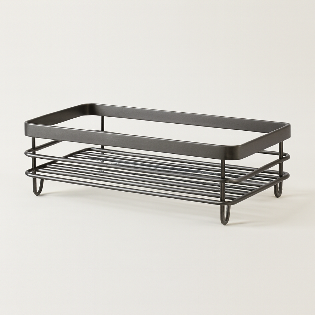 Collapsible Steel Dish Rack Clears Counter Space