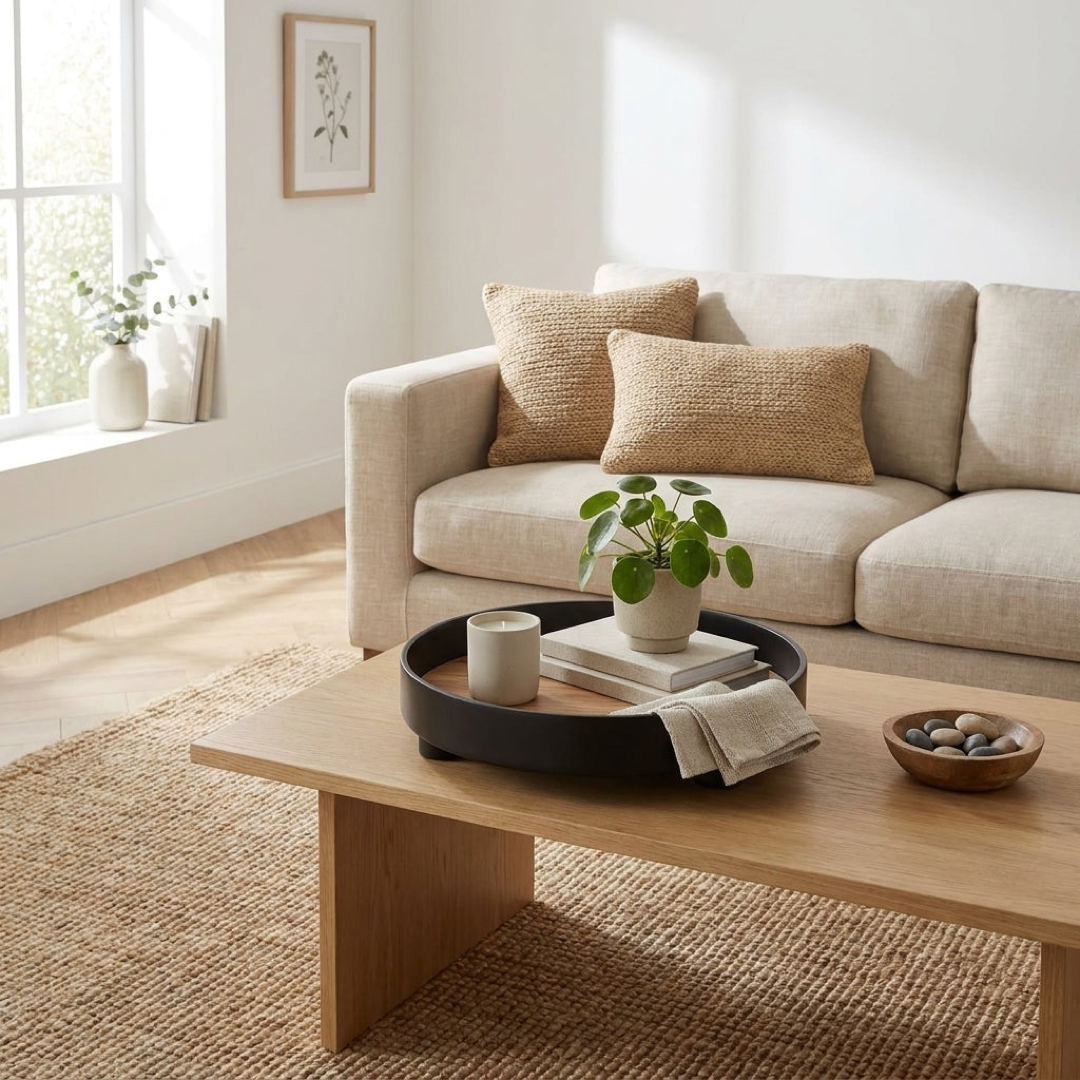 Oak Inlay Display Tray for Effortless Styling