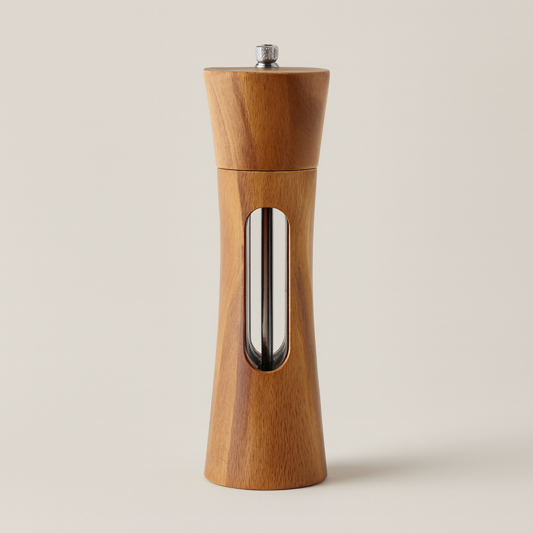 Wooden Spice Mill With Adjustable Grind