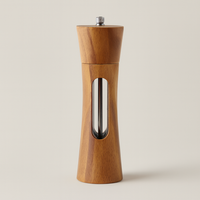 Wooden Spice Mill With Adjustable Grind