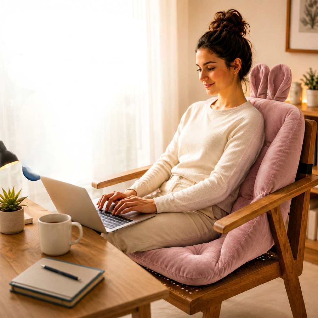 Memory Foam Seat Cushion for Long Sitting Comfort