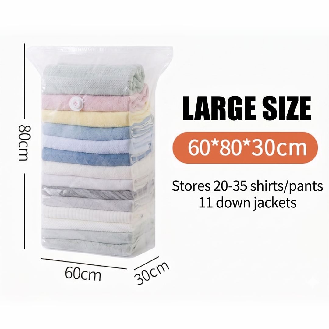Roll-Up Storage Bag for More Closet Space