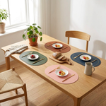 Faux Leather Placemats for Easy Table Protection