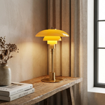 Sculptural Table Lamp for Adjustable Warmth