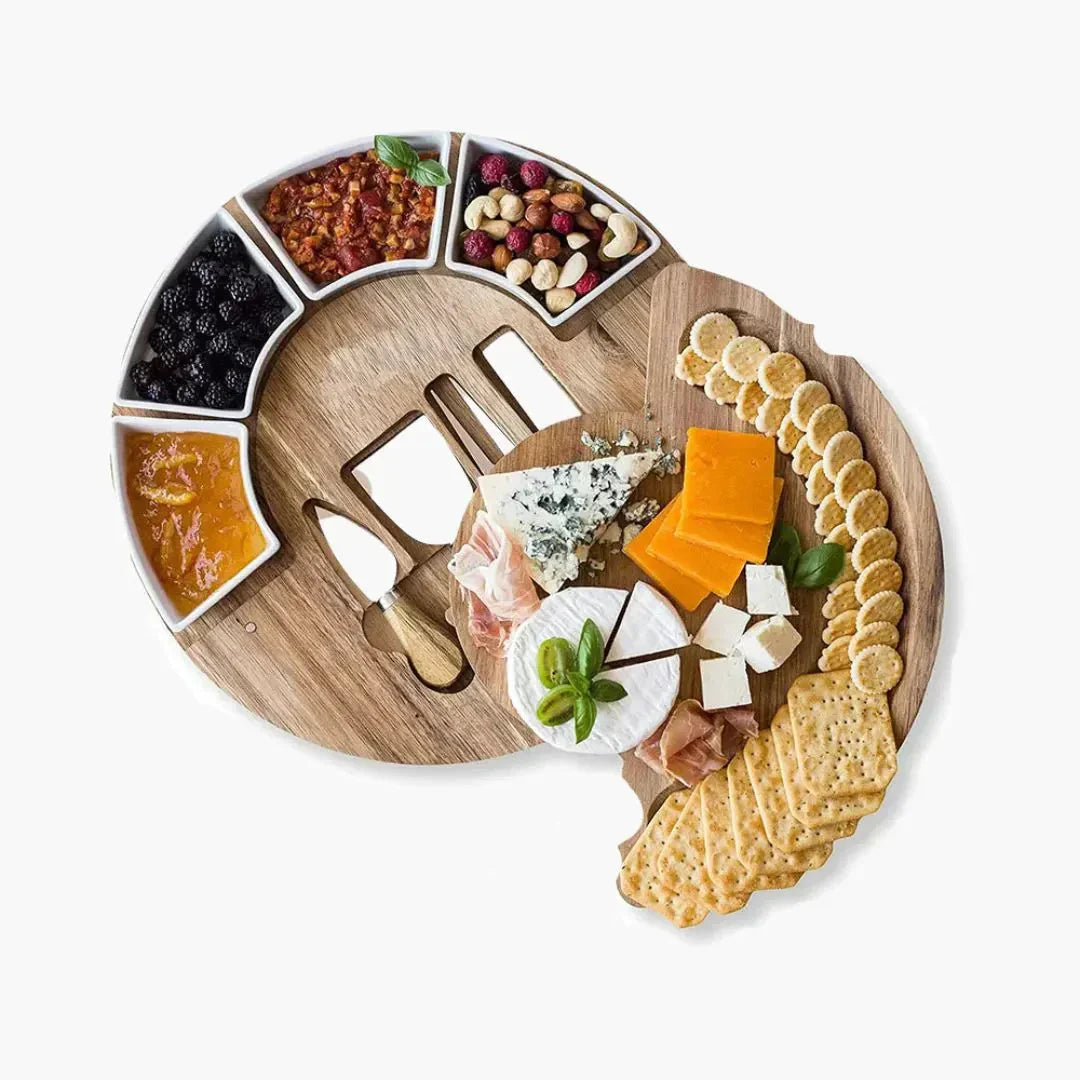Acacia Charcuterie Board Set for Effortless Hosting