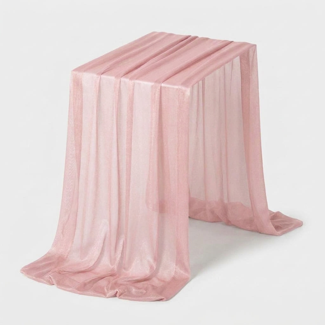 Sheer Table Runner for Effortless Event Styling