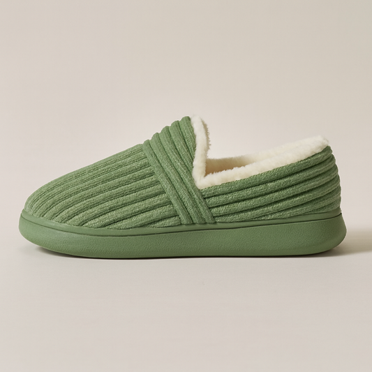 Fleece-Lined Slippers for Cozy, Secure Steps