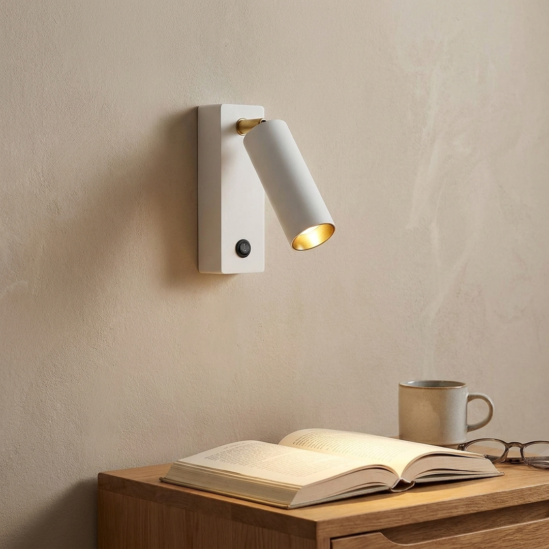 Adjustable LED Wall Light for Clutter-Free Reading