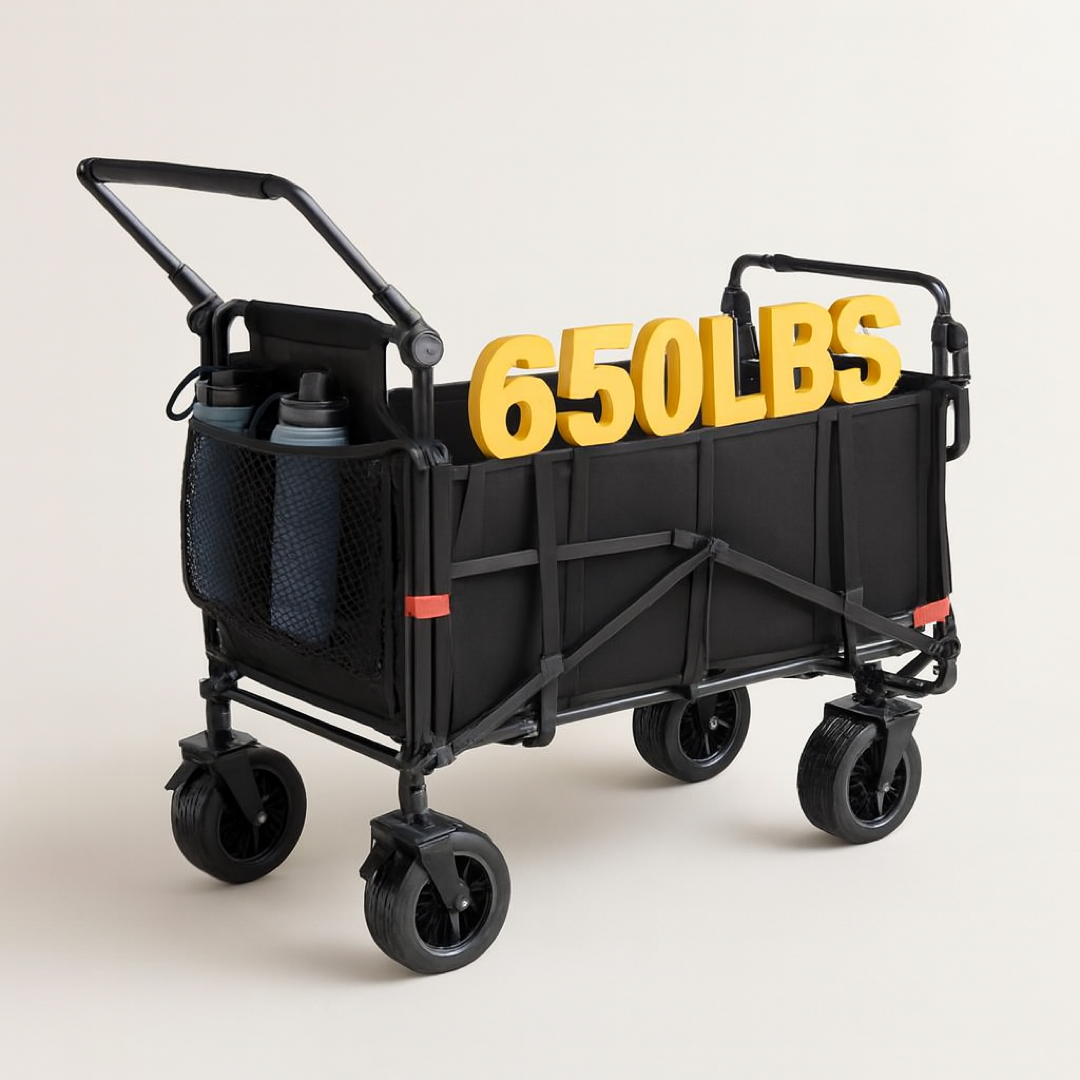 Collapsible Utility Wagon for Effortless Hauling