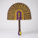 Handwoven Seagrass Fan for Warm Wall Texture