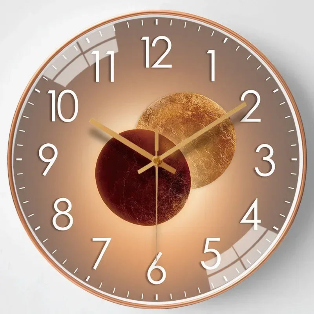 Quiet Wall Clock for Easy Time Checks