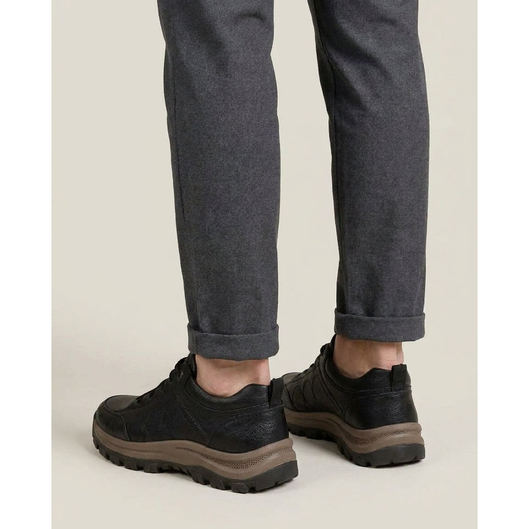 Men's Supportive Leather Shoes for All-Day Comfort