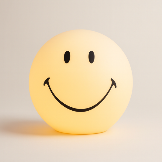 Lächelndes Gesicht Lampe für gemütliches Einschlaflicht