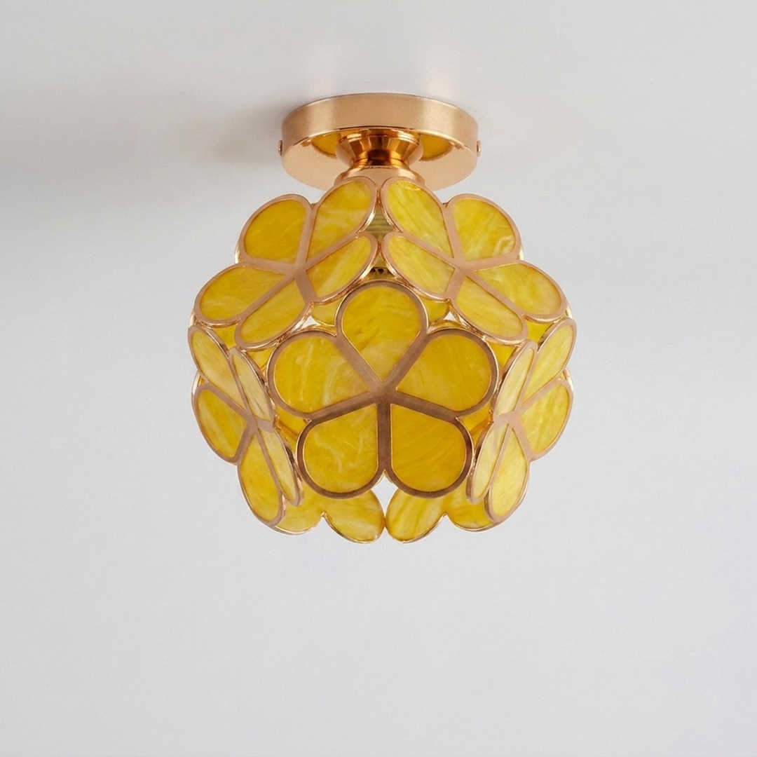 Crystal Bloom Ceiling Light – Warm Ambience
