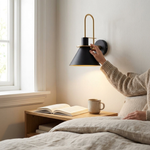 Adjustable Reading Sconce for Clutter-Free Nights