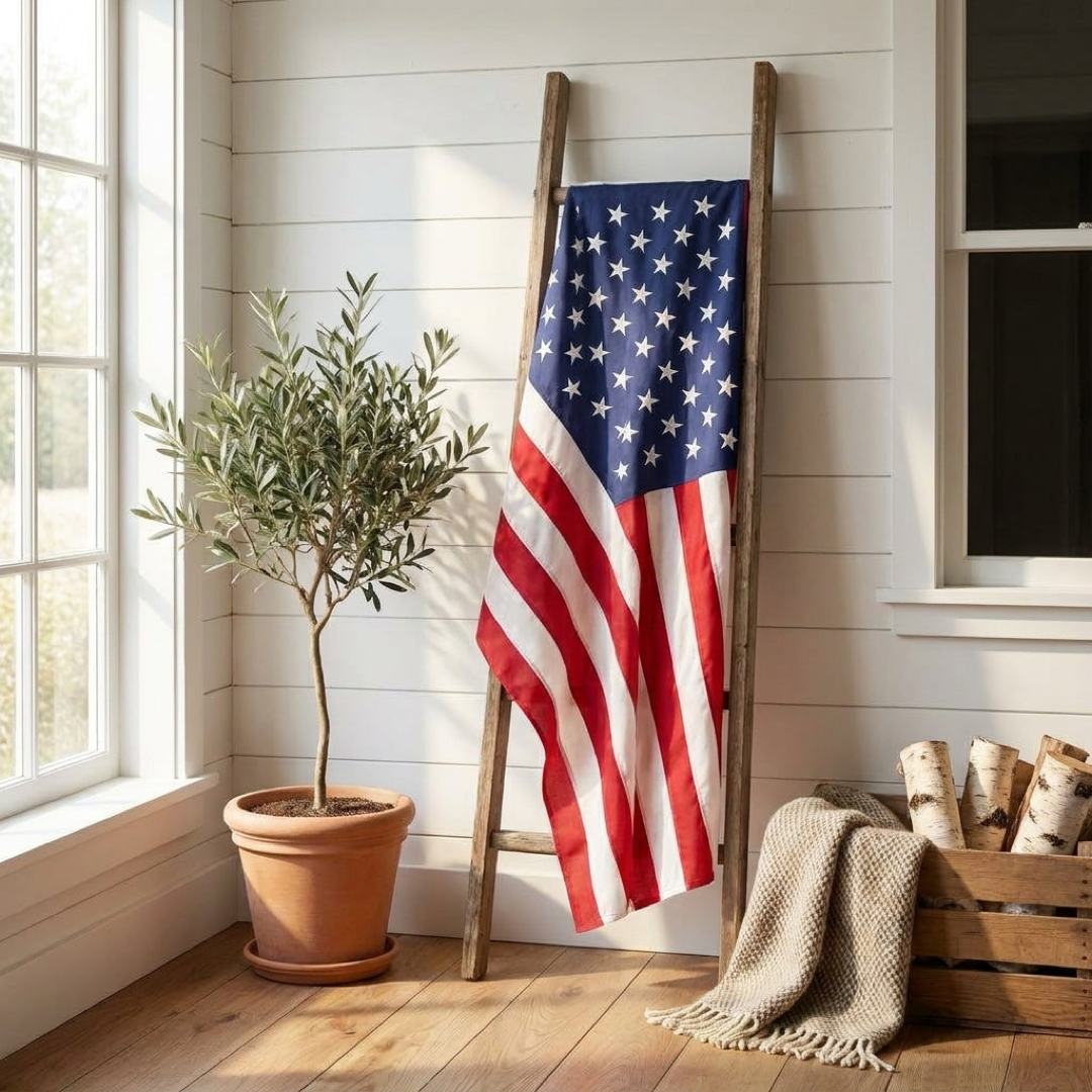 All-Weather Patriotic Flag for Lasting Color