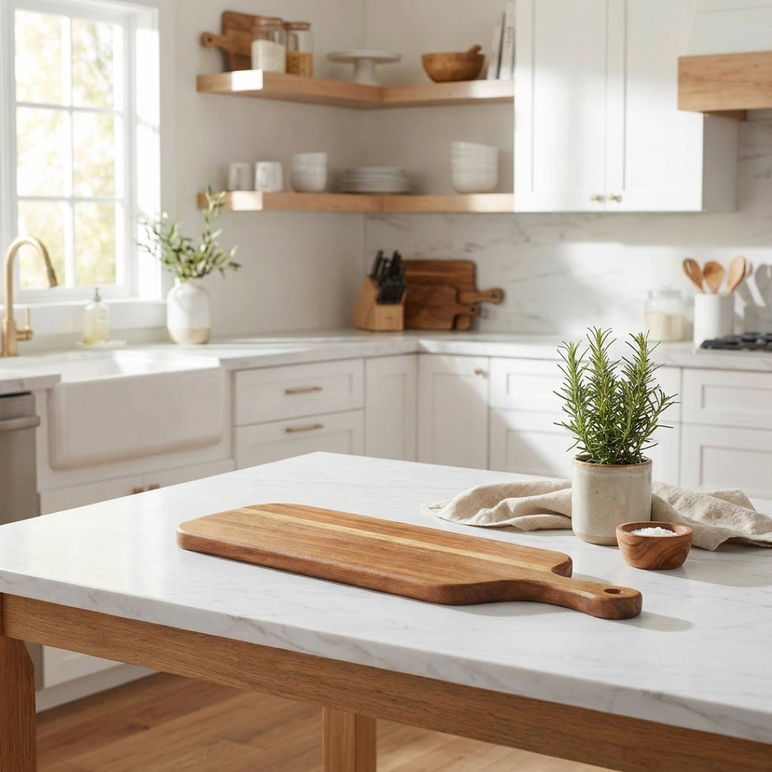 Wooden Serving Paddle for Easy Table Presentation