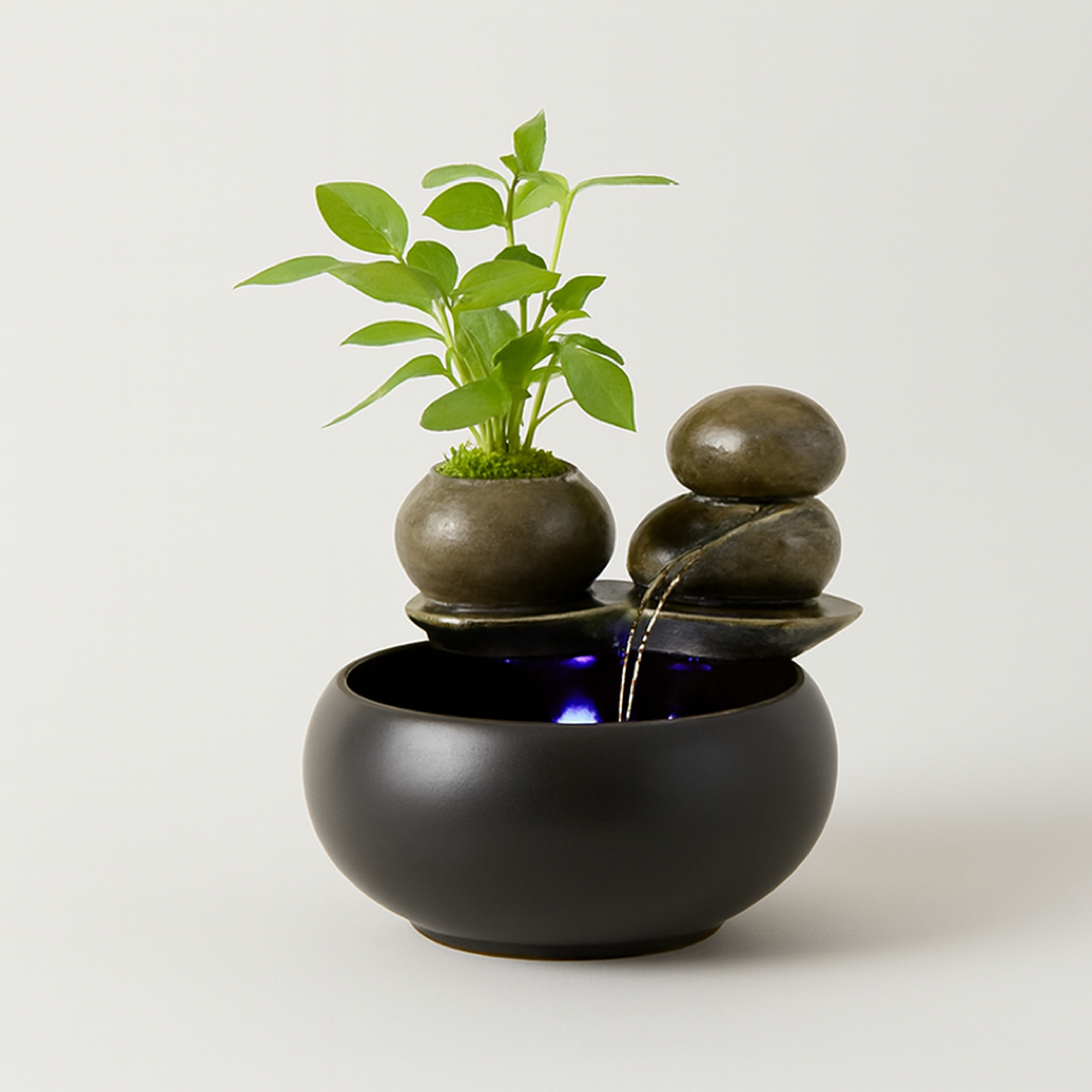 Quiet-Flow Ceramic Pet Fountain For Fresh Water