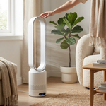 Quiet Oscillating Tower Fan for Even Cooling