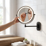 10X Lighted Vanity Mirror for Precise Grooming