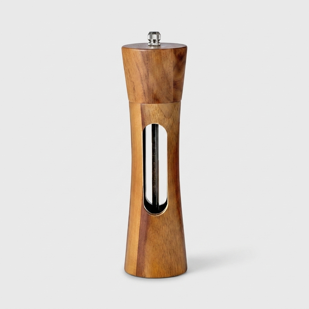 Wooden Spice Mill With Adjustable Grind