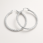 Diamond-Cut Hoop Earrings for Everyday Sparkle