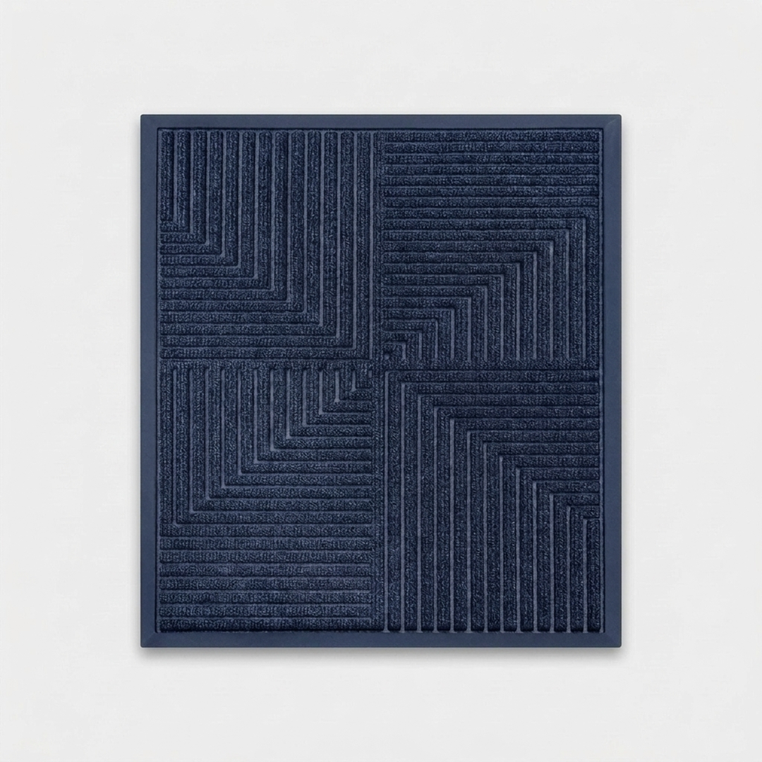 Striped Doormat That Traps Dirt Securely