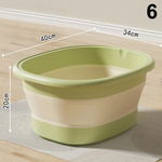 Foldaway Foot Soaking Tub With Massage Rollers