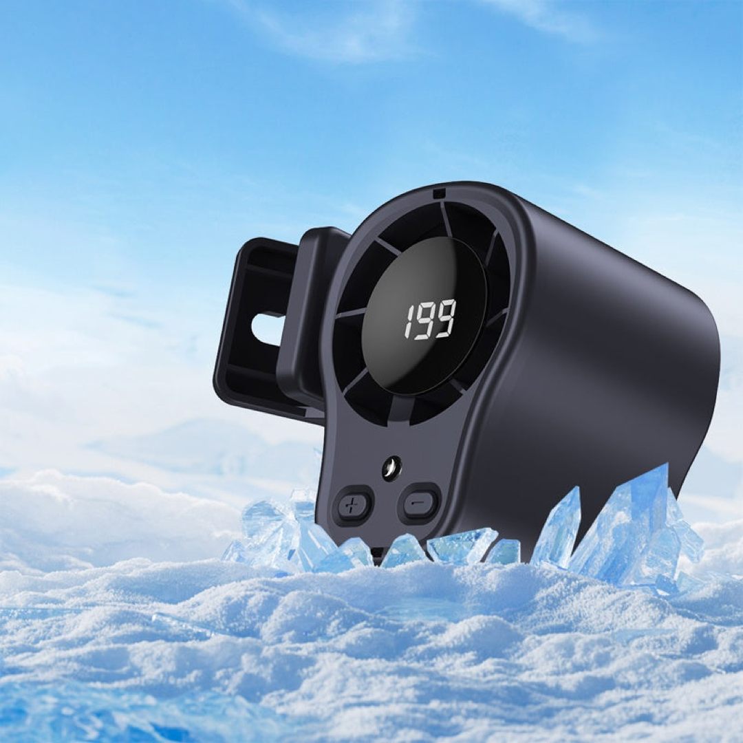 LED Personal Fan for Hands-Free Travel Cooling