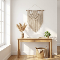 Handwoven Macrame Tapestry for Serene Spaces