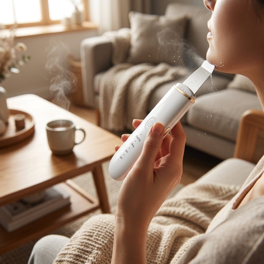 Ultrasonic Facial Spatula for Clearer Pores