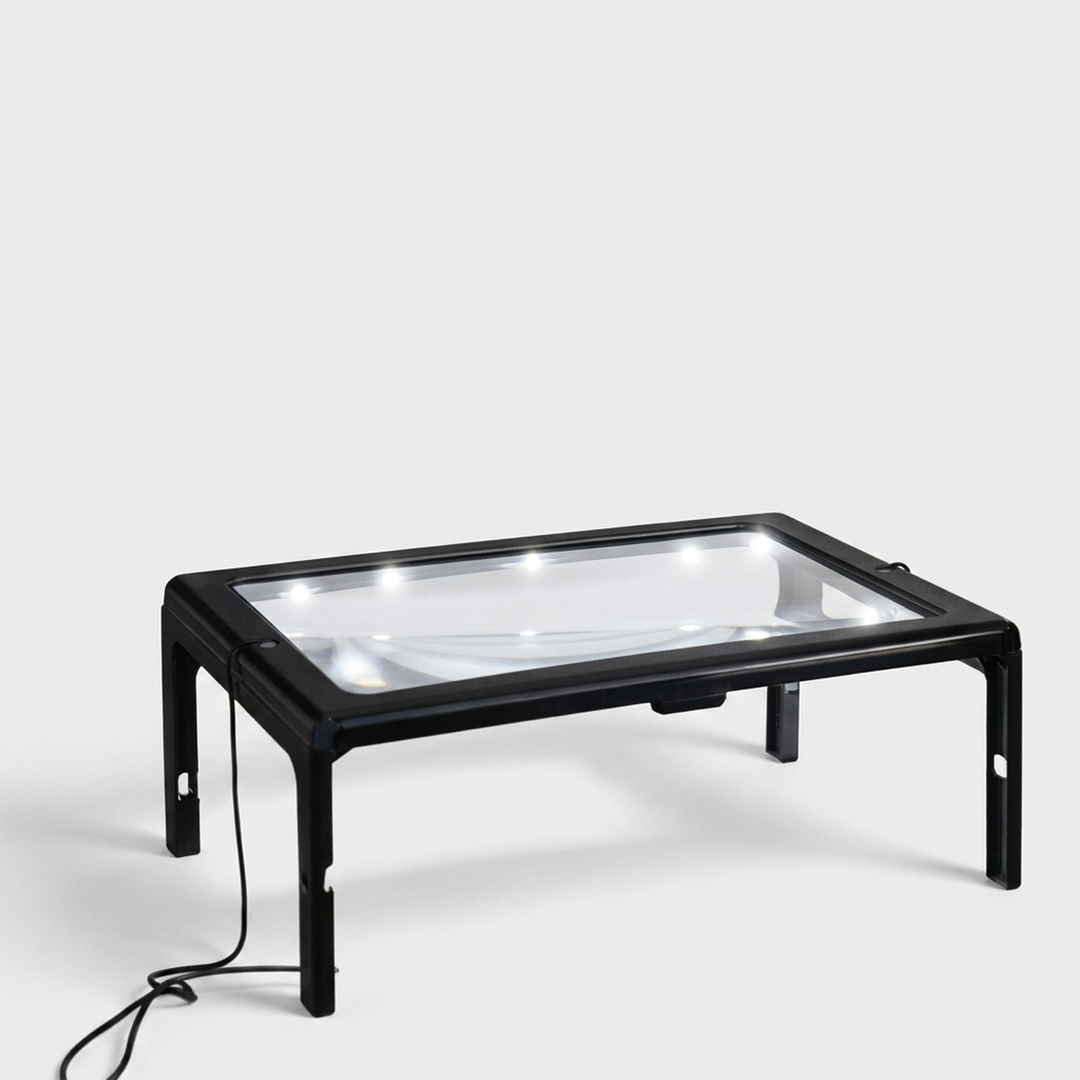 Full-Page LED Reading Magnifier for Clearer Print