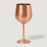 Insulated Steel Wine Goblet Keeps Drinks Chilled