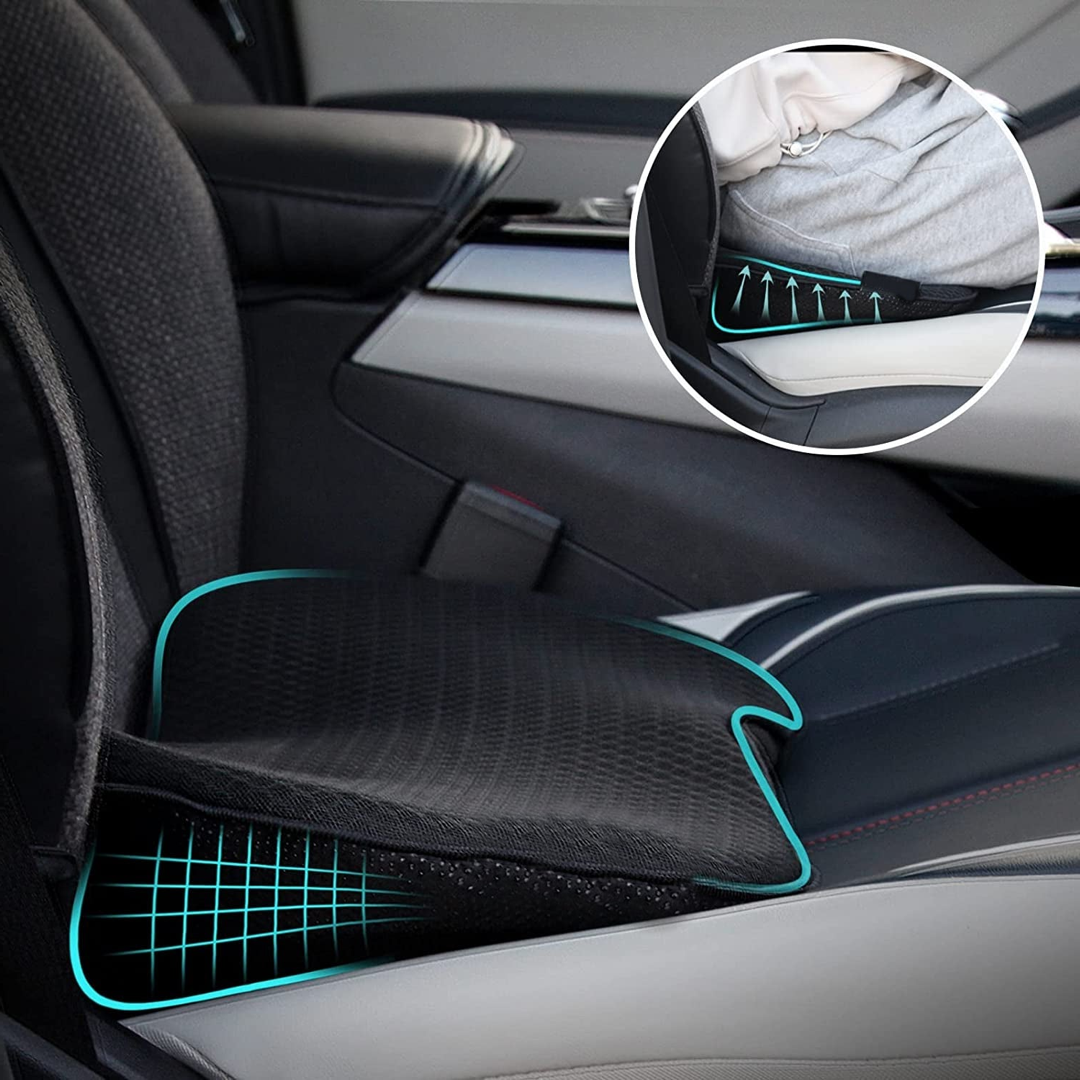 Memory Foam Driver Cushion for Better Visibility
