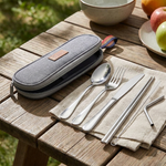 Travel Cutlery Kit for Tidy Meals Anywhere