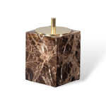 Dark Marble Vanity Set for Clutter-Free Countertops
