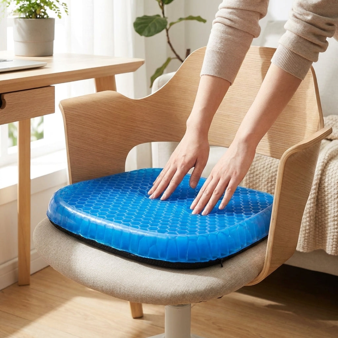 Ergonomic Gel Seat Cushion for Long Sitting