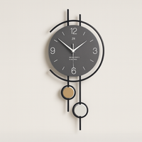 Sculptural Wall Clock for Quiet Timekeeping